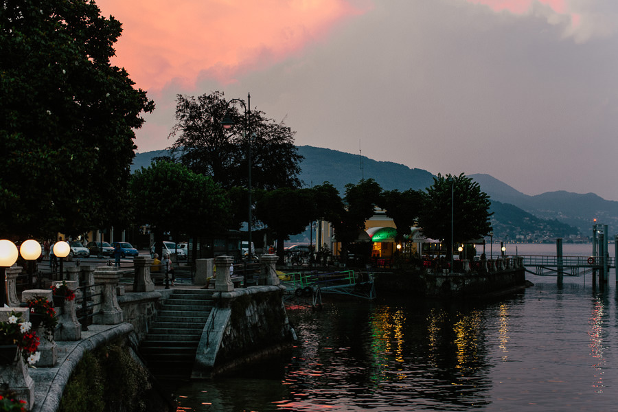 sunset lago di magiore