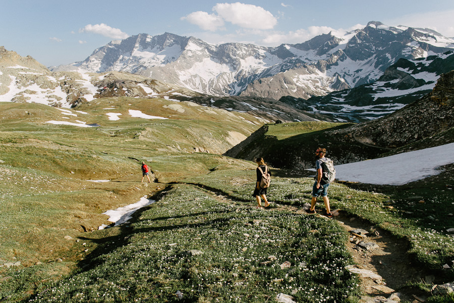 walking in alps