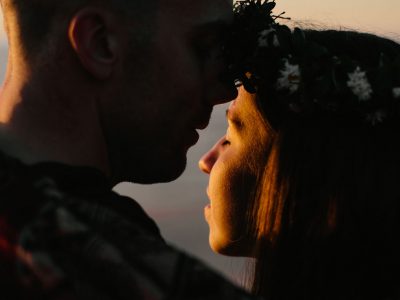 sunset engagement session riga